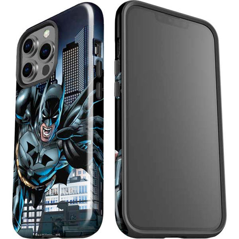 DC Comics Batman Dark Knight Comic Art Action Pose iPhone 15 Pro Impact Case